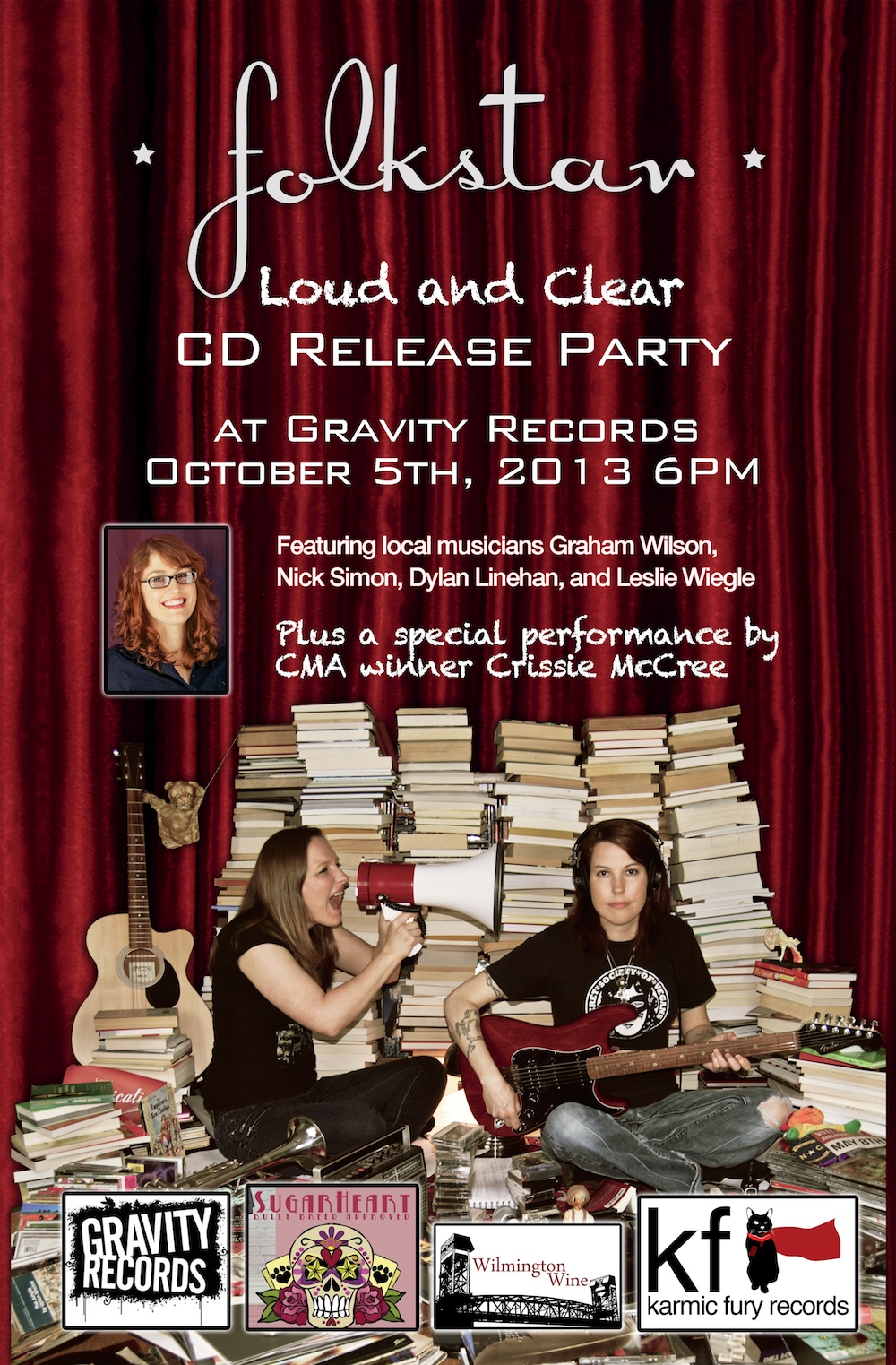 Loud and Clear Release Party Poster