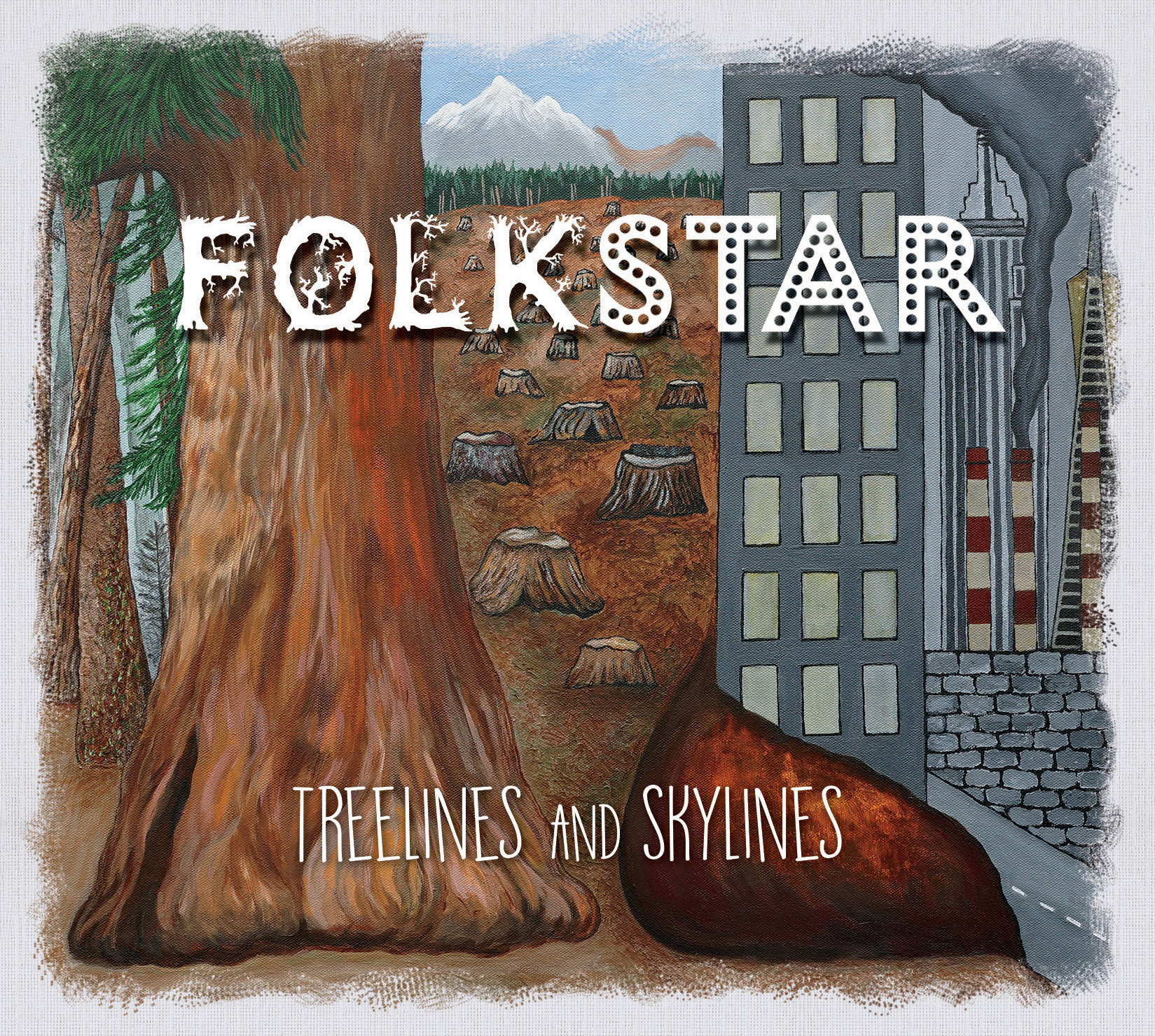 Folkstar album Treelines and Skylines Cover Art